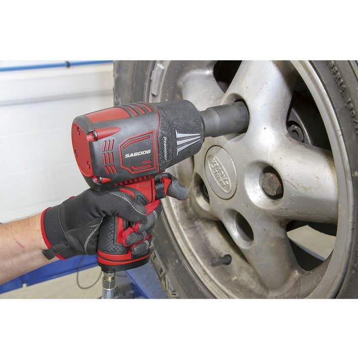 Sealey Composite Air Impact Wrench 1/2"Sq Drive Twin Hammer SA6006