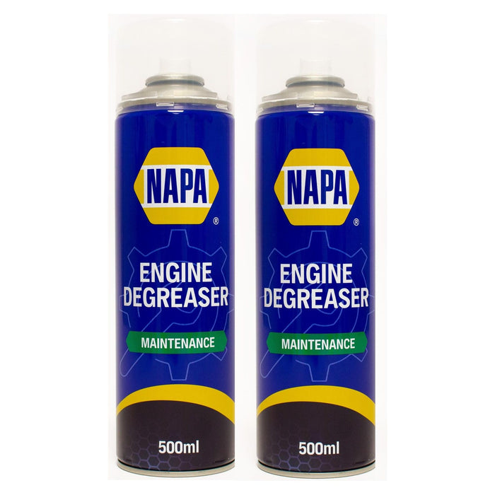 2x NAPA Engine Degreaser Degreasant Spray Cleaner Grease Dirt Remover 500ml