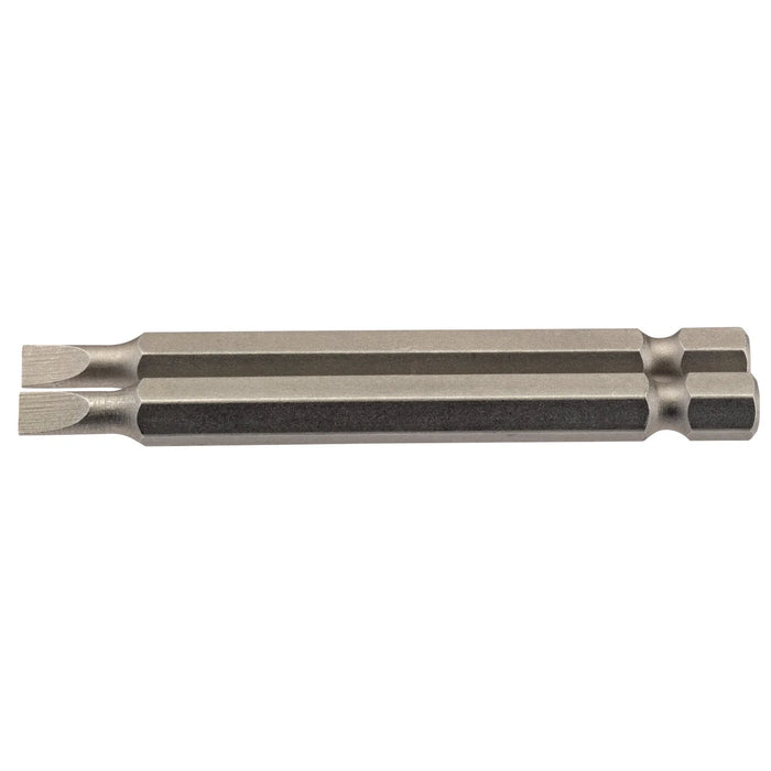 Draper Plain Slot Insert Bit, , 1/4" Hex, 75mm Long (Pack of 2) 3-8mm