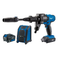 Draper D20 20V Pressure Washer, D20 20V Wireless Speaker, 1 x 2.0Ah, 1 x 3.0Ah,