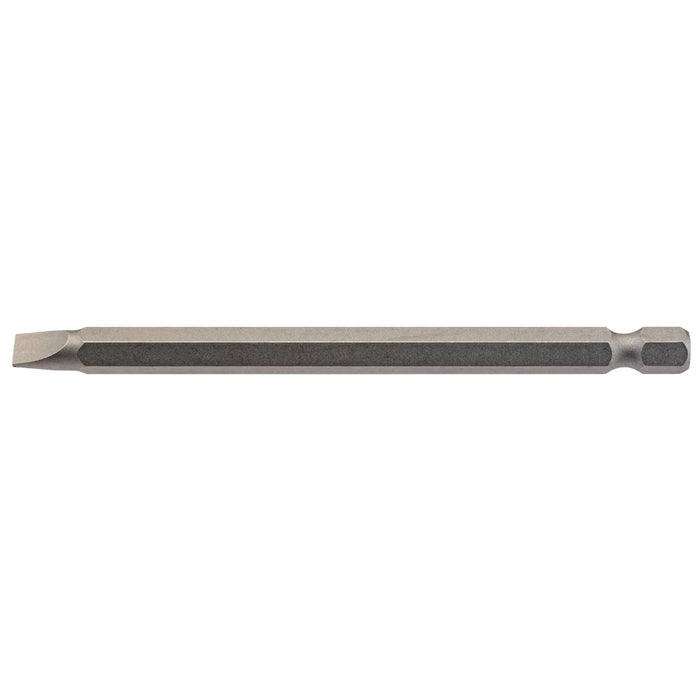 Draper Plain Slot Insert Bit, , 1/4" Hex, 100mm Long (Pack of 1) 3-8mm