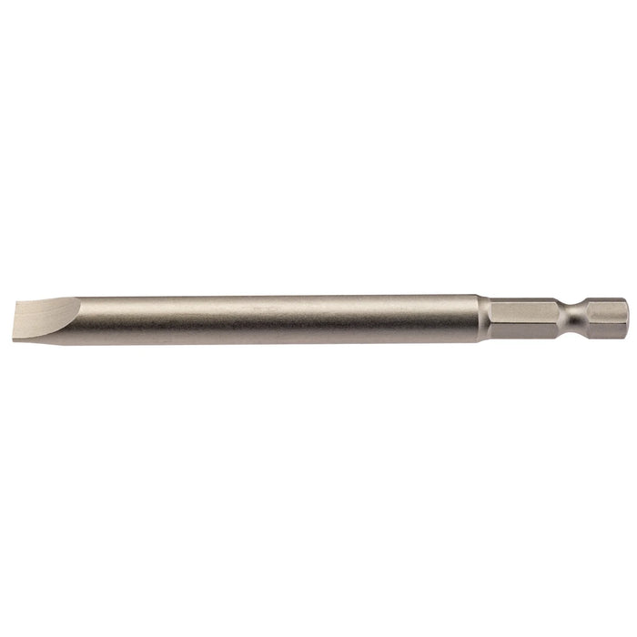 Draper Plain Slot Insert Bit, , 1/4" Hex, 100mm Long (Pack of 1) 3-8mm