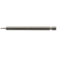 Draper Hexagonal Insert Bit, , 1/4" Hex, 100mm Long (Pack of 1) 1.5-6