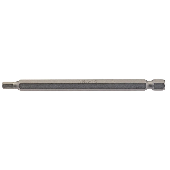 Draper Hexagonal Insert Bit, , 1/4" Hex, 100mm Long (Pack of 1) 1.5-6