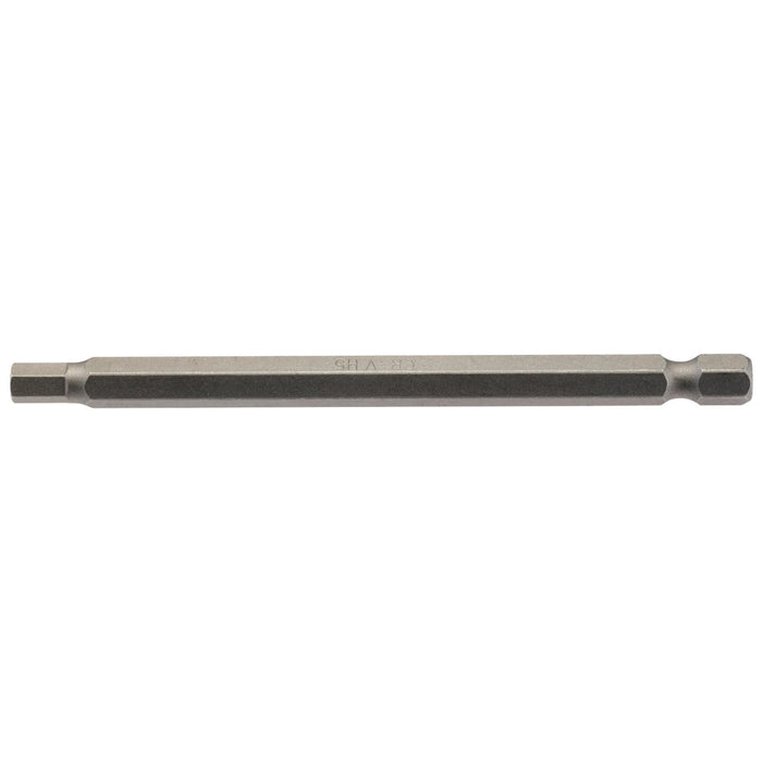 Draper Hexagonal Insert Bit, , 1/4" Hex, 100mm Long (Pack of 1) 1.5-6