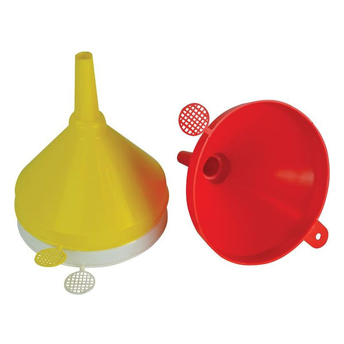 Faithfull Plastic Funnel 150mm Set, 3 Piece Faithfull - Town Tools