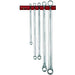 Teng Tools Long Double Ring Spanner Set Wall Rack 5 Pieces Teng Tools - Town Tools 