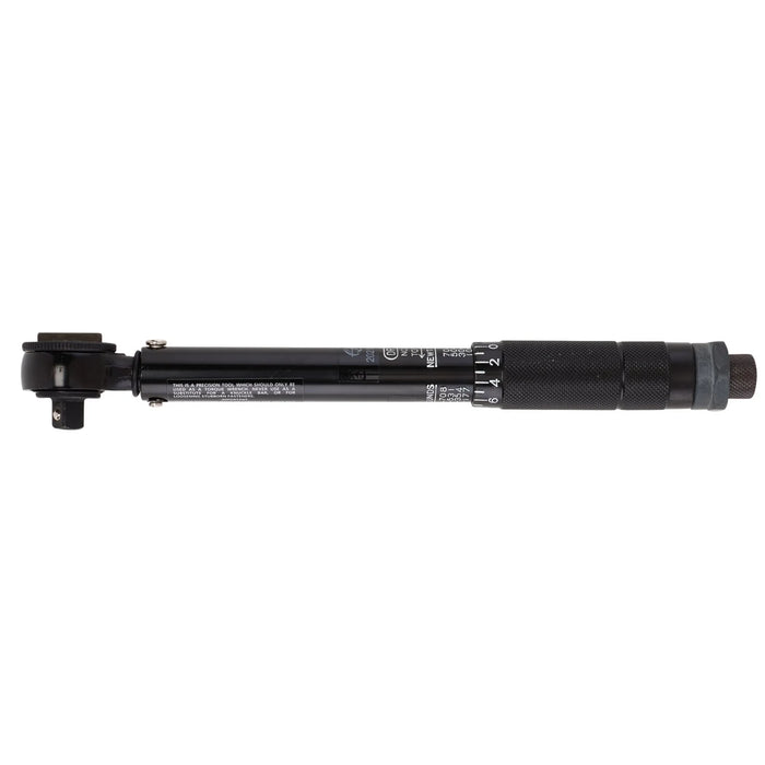 Draper Ratchet Torque Wrench, 3/8" Sq. Dr., 10 - 80Nm - 3004A/BK