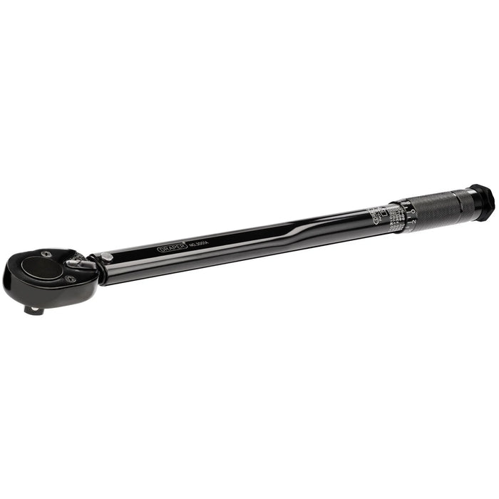 Draper Ratchet Torque Wrench, 1/2" Sq. Dr., 30 - 210Nm - 3001A/BK