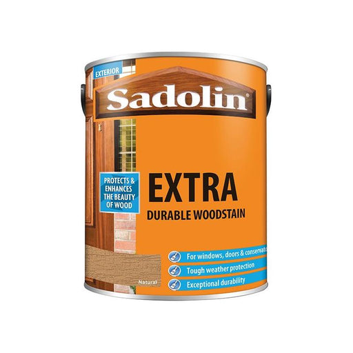 Sadolin Extra Durable Woodstain Natural 5 litre Sadolin - Town Tools