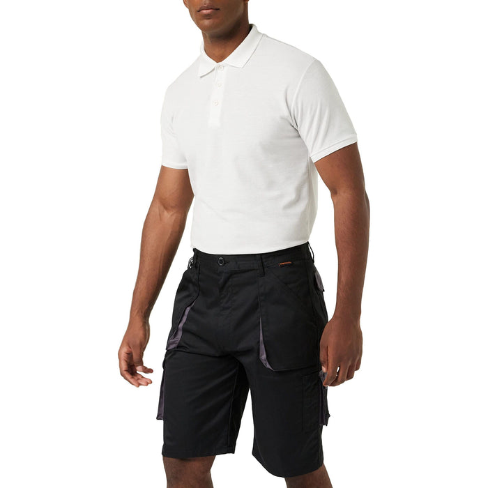 Portwest Texo Contrast Shorts - Black - Medium