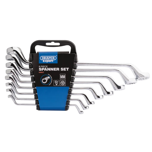 Draper Expert HI-TORQ® Deep Offset Metric Ring Spanner Set (8 Piece) - 7105/8/MM - image 1