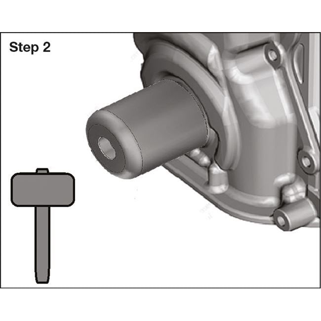 Laser Crankshaft Oil Seal Install Tool- for VW Group 1.2 TSI, TFSI Petrol 8256 Laser - Town Tools 