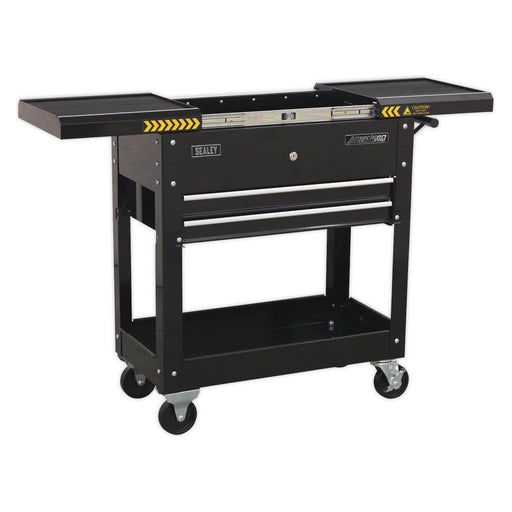 Sealey Mobile Tool & Parts Trolley Black AP705MB Sealey - Town Tools 