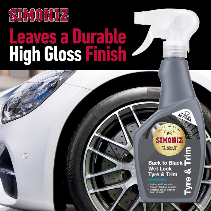 Simoniz Tyre Shine - Back To Black Look - 500ml Simoniz - Town Tools 