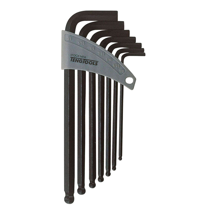 Teng Tools Ball Point Hex Key Set AF 7 Pieces Teng Tools - Town Tools 