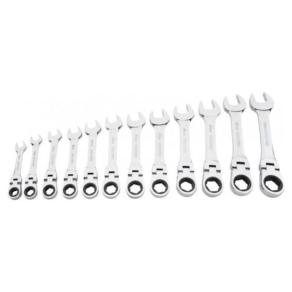 Carlyle Hand Tools Spanner Set - Stubby - Metric - 12 Piece Caryle Tools - Town Tools 