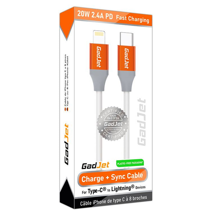 Ring CA25 Gad Jet USB C to Lightning Cable