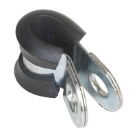Sealey P-Clip Rubber Lined6mm Pack of 25 PCJ6