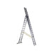 Zarges D-Rung Combination Ladder 3-Part 3 x 14 Rungs Zarges - Town Tools