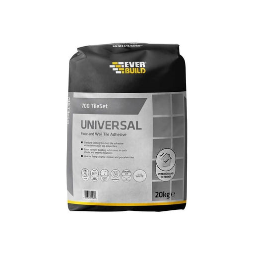 Everbuild Sika 700 TileSet Universal Grey 20kg Everbuild Sika - Town Tools