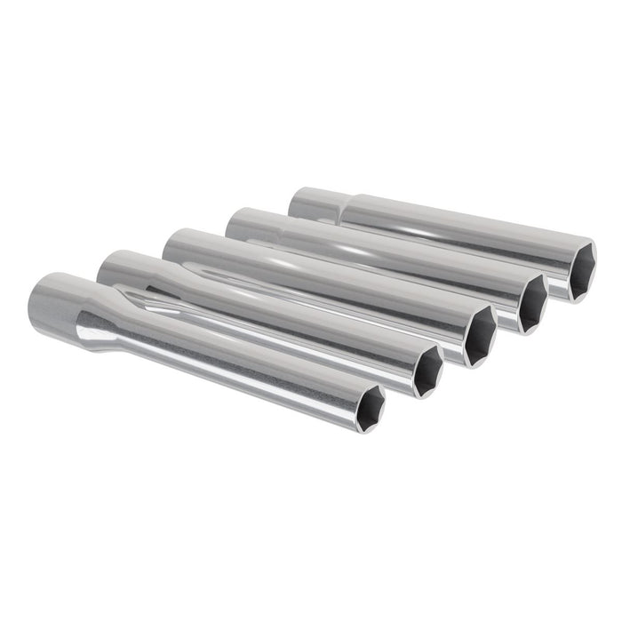 Sealey Extra-Deep Socket Set 3/8"Sq Drive 8, 10, 12, 13, 14mm 5pc SX814 Sealey - Town Tools 