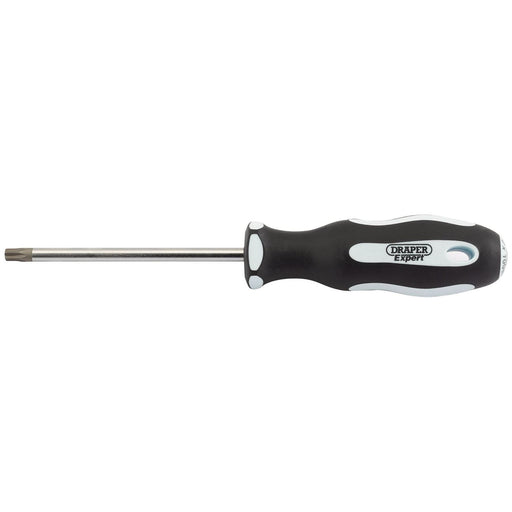 Draper TX-STAR Security Soft Grip Screwdriver, T30T x 100mm 35148 Draper - Town Tools 