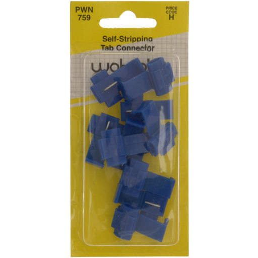 Wot-Nots Wiring Connectors - Blue - Self-Stripping Tab - Pack of 10 Wot-Nots - Town Tools 