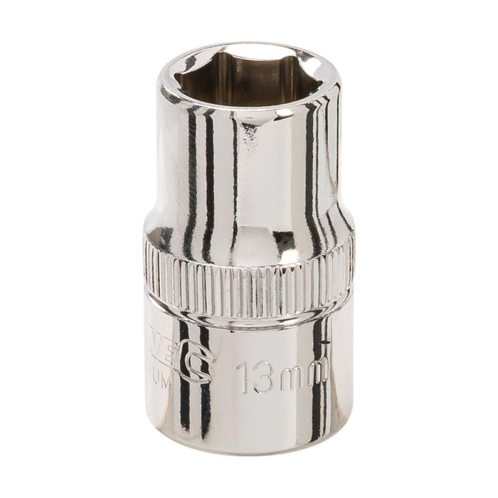 Silverline Socket 1/2" Drive 6pt Metric 13mm Silverline - Town Tools 