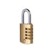 Yale Locks Brass Combination Padlock 40mm Yale Locks - Town Tools