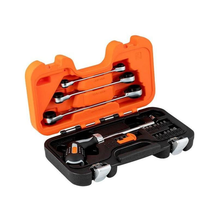 Bahco Pistol Grip Ratcheting Screwdriver Set, 25 Piece Bahco - Town Tools