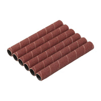 Draper Aluminium Oxide Sanding Sleeves, 12.7 x 115mm, 80 Grit (Pack of 6)