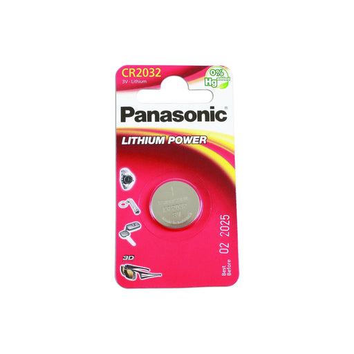 Connect Panasonic Coin Cell Battery CR2032 1pc 36909 Tool Connection - Town Tools 