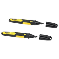 Stanley® Hand Tools Fine Tip Marker Black (Pack 2)