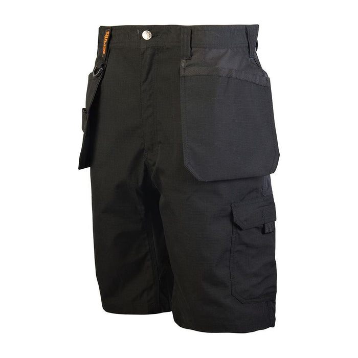 Scruffs Trade Flex Holster Shorts Black 34" W Scruffs - Town Tools 