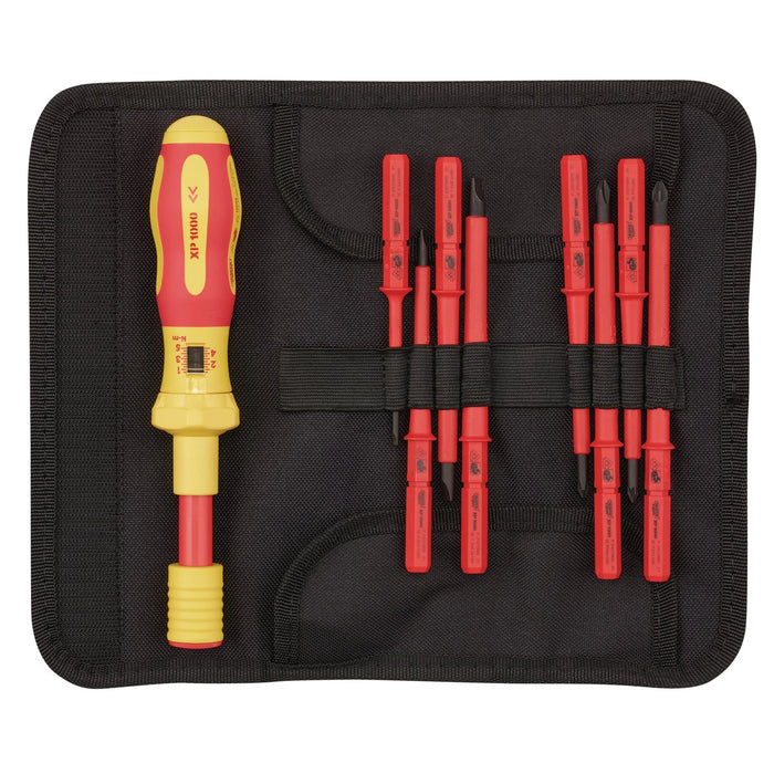 XP1000® VDE Interchangeable Torque Screwdriver Set (9 Piece) - 965T/9