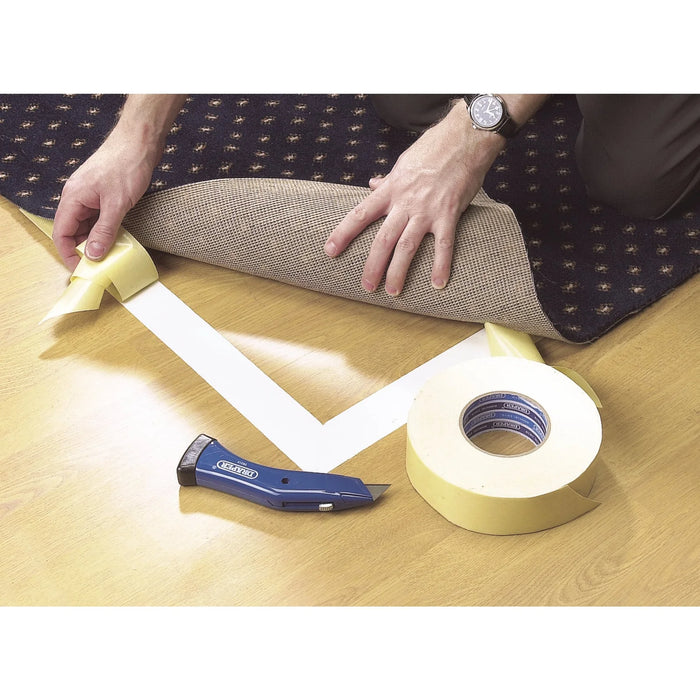 Draper Heavy Duty Double Sided Tape, 50m x 50mm - TP-D/SPRO