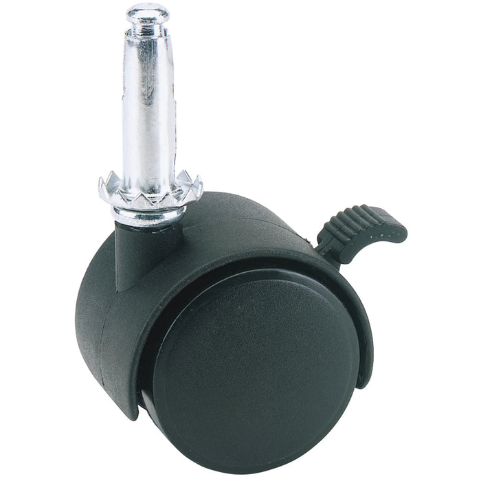 Draper Nylon Castor with Brake, 40mm Diameter, S.W.L. 25kg - 60140LB