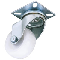 Draper Swivel Plate Fixing Nylon Wheel, 50mm Diameter, S.W.L. 50kg - 60450P