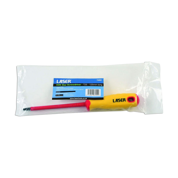 Laser Insulated Star* Screwdriver T25 7452