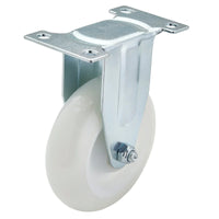 Draper Fixed Plate Fixing Nylon Wheel, 100mm Diameter, S.W.L. 125kg - 604100F
