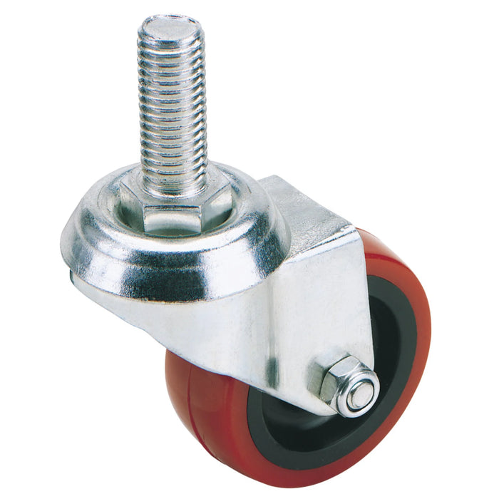 Draper Swivel Bolt Fixing Polyurethane Wheel, 50mm Diameter, S.W.L. 50kg