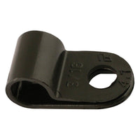 Connect Black Nylon P-Clip 4.8mm 100pc 30350