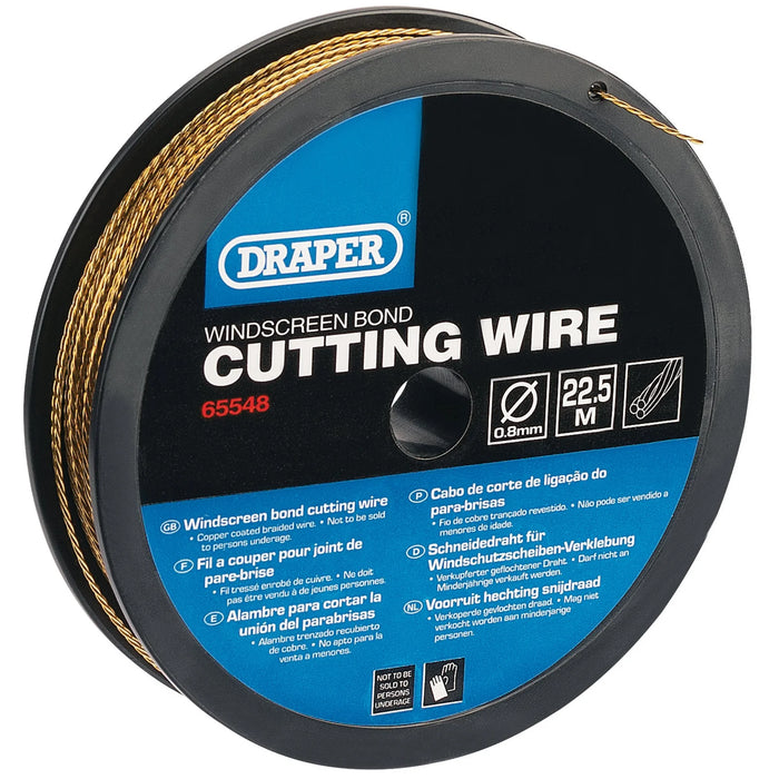 Draper Stainless Steel Braided Wire for Wire Feeder/Starter - 0.8mm, 22.5M