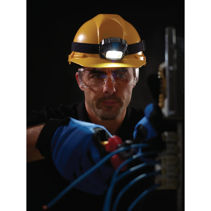 Draper COB/SMD LED Wireless/USB Rechargeable Head Torch, 6W, 400 Lumens, USB-C