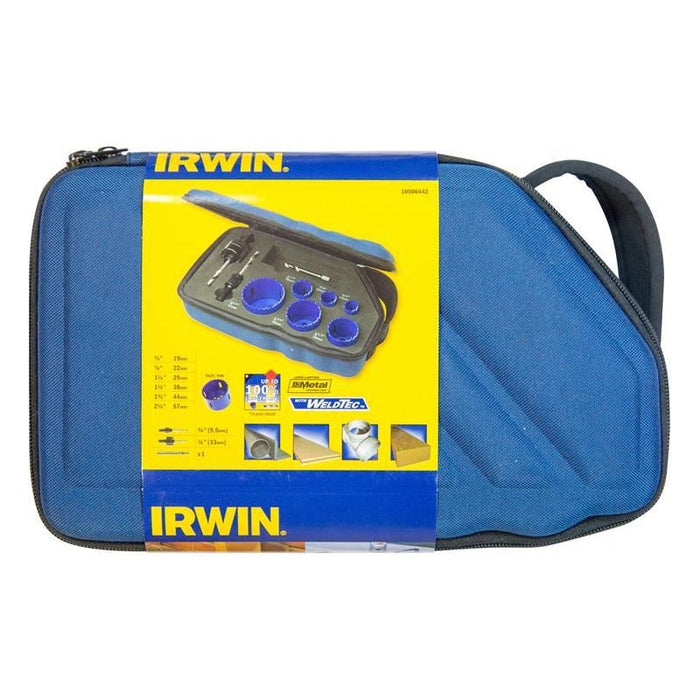 Irwin® 600P Bi-Metal High Speed Holesaw Set, 9 Piece IRWIN® - Town Tools