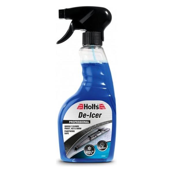 2x Holts Car De-Icer Spray Melts Windscreen Ice Frost Snow Winter De icer 500ml