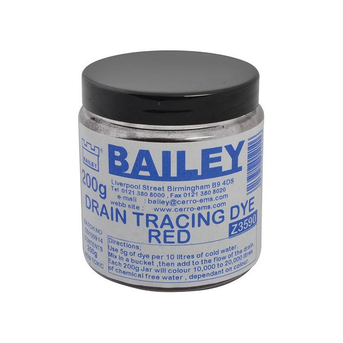 Bailey Products 3590 Drain Tracing Dye - Red Bailey Products - Town Tools