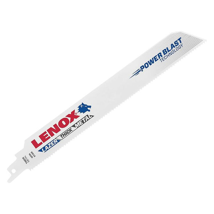 Lenox MetalWolf Wave Edge Reciprocating Saw Blade 229 x 25 x 1.07mm (Pack 5) LENOX - Town Tools