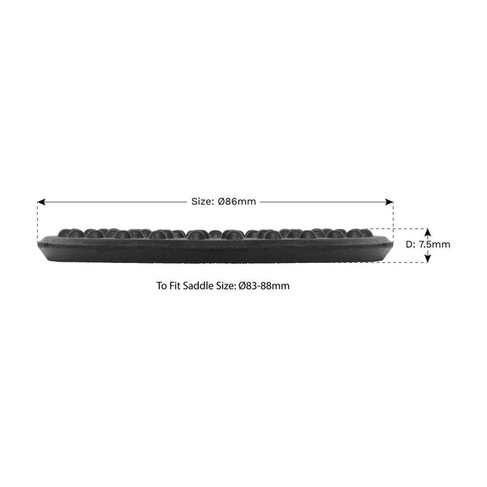 Sealey Safety Rubber Jack Pad Type B JP11 Sealey - Town Tools 